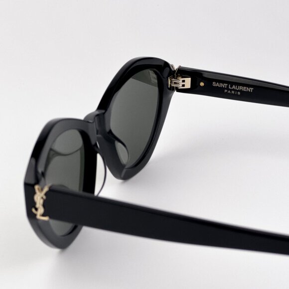 Saint Laurent SLM60 006 Women’s Sunglasses – Black / Grey Cat Eye main image 5